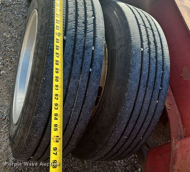 image for item NP9366 1997 Talbert lowboy equipment trailer