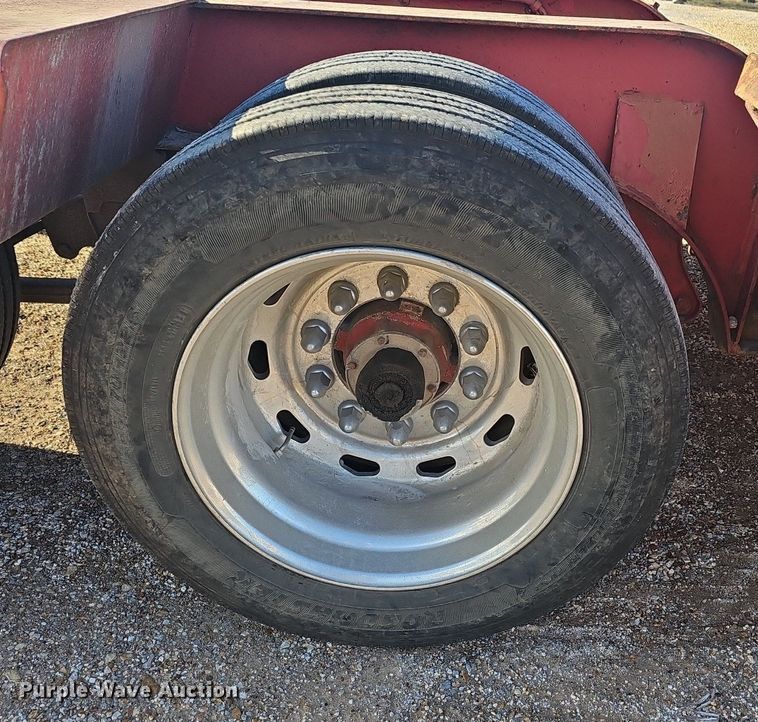 image for item NP9366 1997 Talbert lowboy equipment trailer