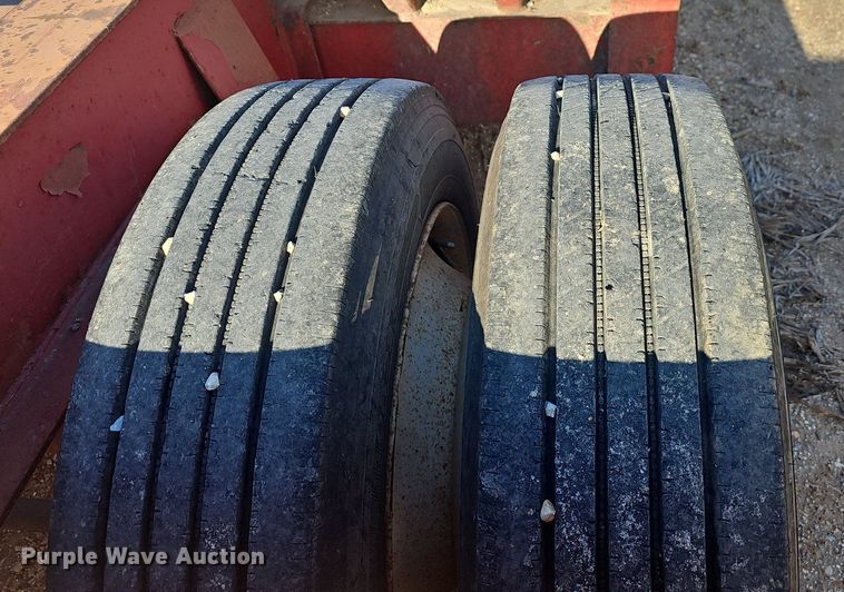 image for item NP9366 1997 Talbert lowboy equipment trailer