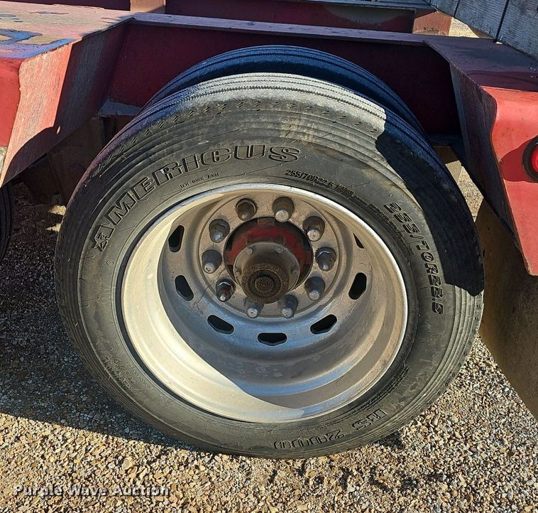 image for item NP9366 1997 Talbert lowboy equipment trailer