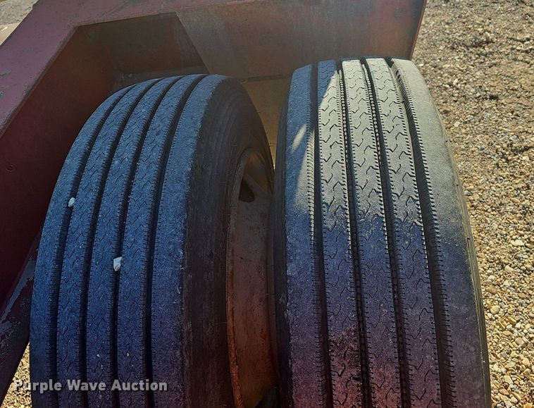 image for item NP9366 1997 Talbert lowboy equipment trailer