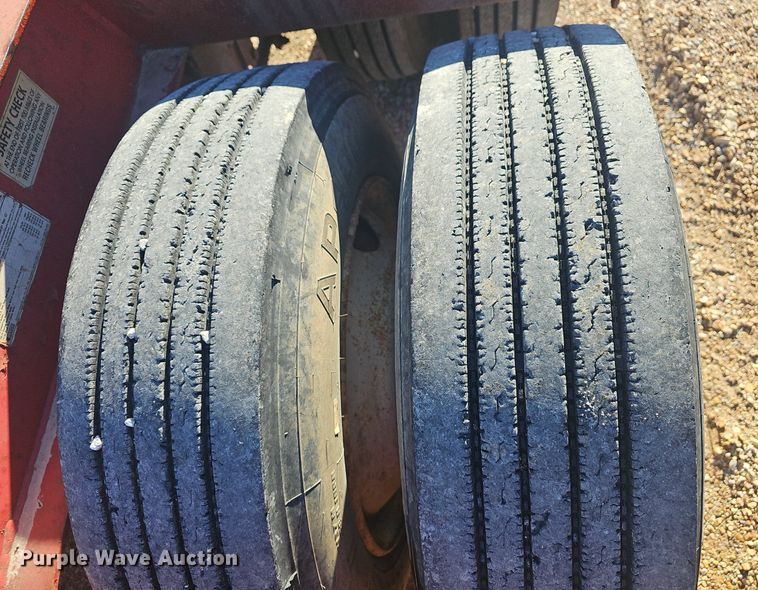 image for item NP9366 1997 Talbert lowboy equipment trailer