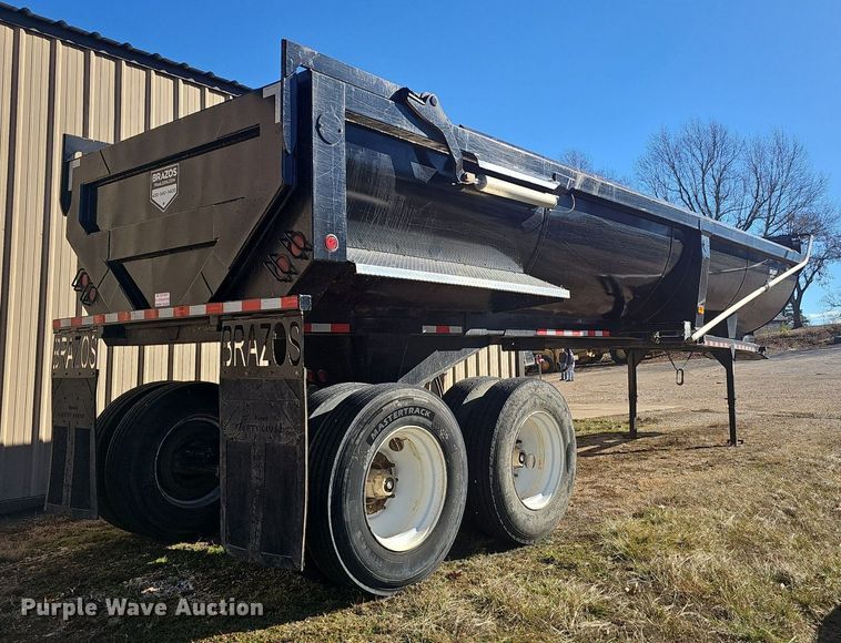 image for item NP9368 2018 Brazos end dump trailer