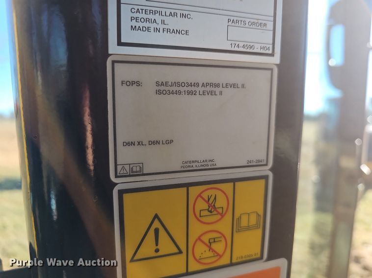 image for item NP9372 2014 Caterpillar D6N XL dozer