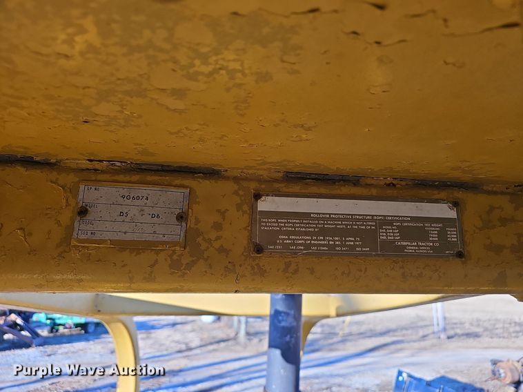 image for item NP9375 1981 Caterpillar D6D dozer