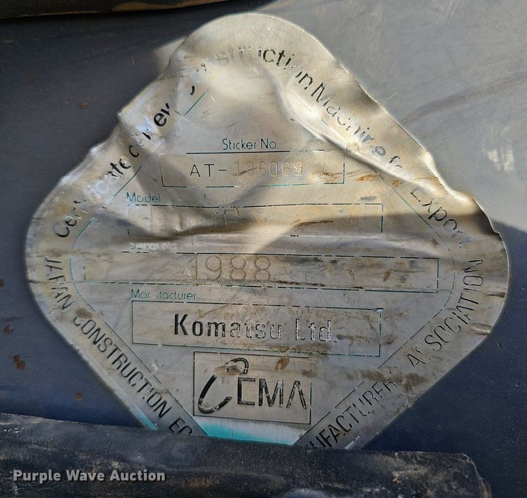 image for item NP9379 2007 Komatsu D39 EX-21 dozer