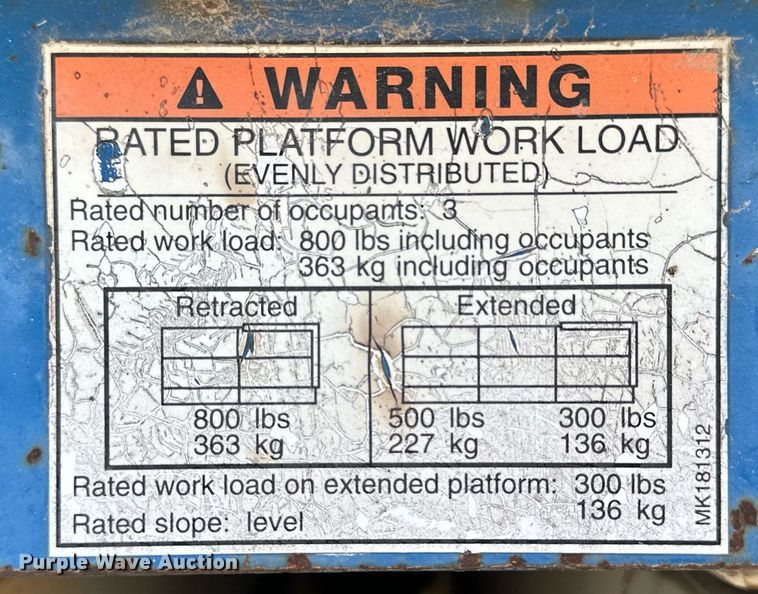 image for item NS9207 Marklift CH20NEP scissor lift