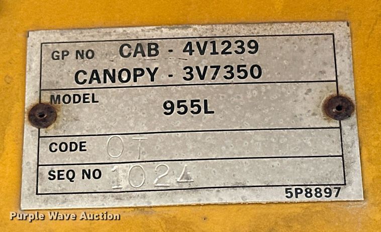 image for item NS9210 1979 Caterpillar 955L track loader