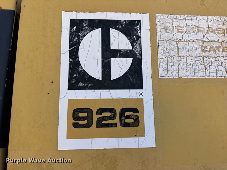image for item NS9213 1984 Caterpillar 926 wheel loader
