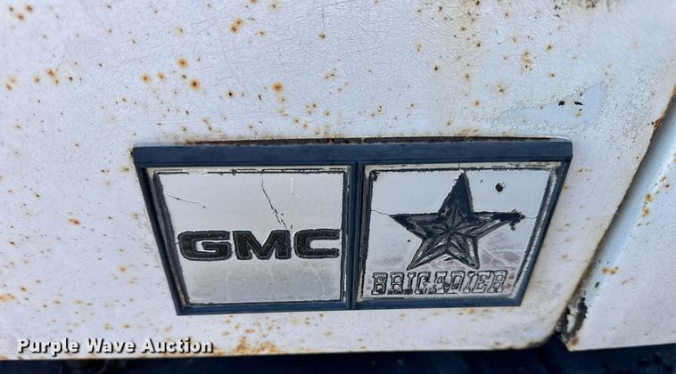 image for item NS9221 1982 GMC  Brigadier crane truck
