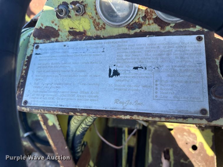 image for item NS9225 Raygo Rustler single drum vibratory roller