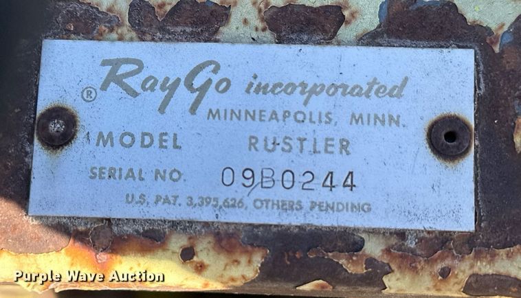 image for item NS9225 Raygo Rustler single drum vibratory roller