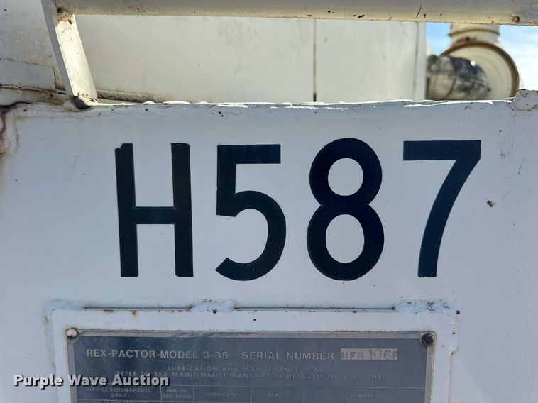 image for item NS9229 1981 Rex 3-35 Pactor soil compactor