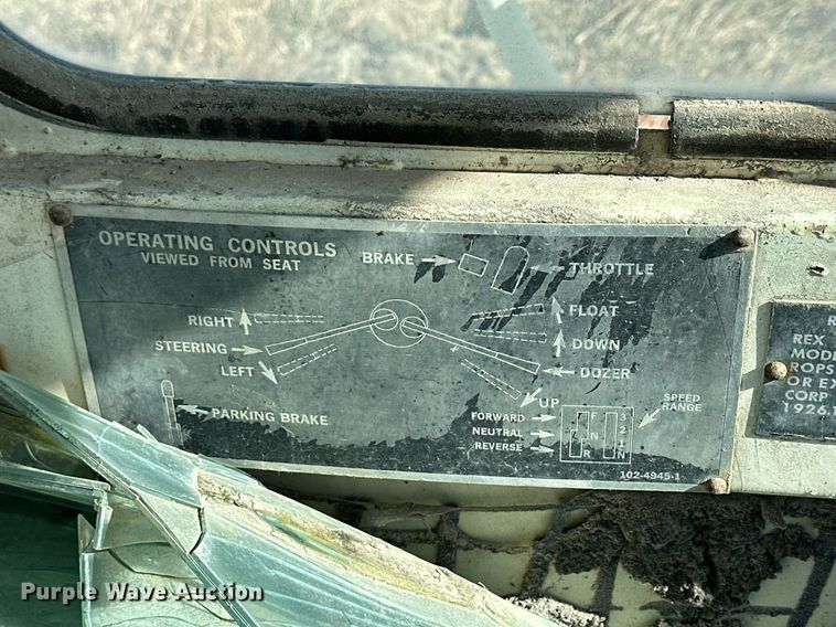 image for item NS9229 1981 Rex 3-35 Pactor soil compactor