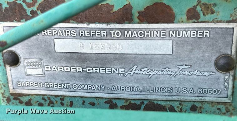 image for item NS9232 1989 Barber Greene 220B paver