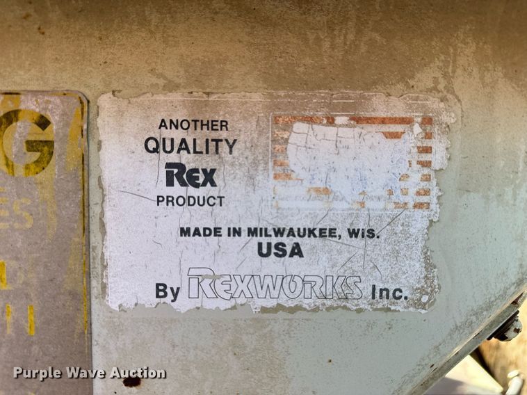 image for item NS9233 Rex SP910 single drum vibratory roller