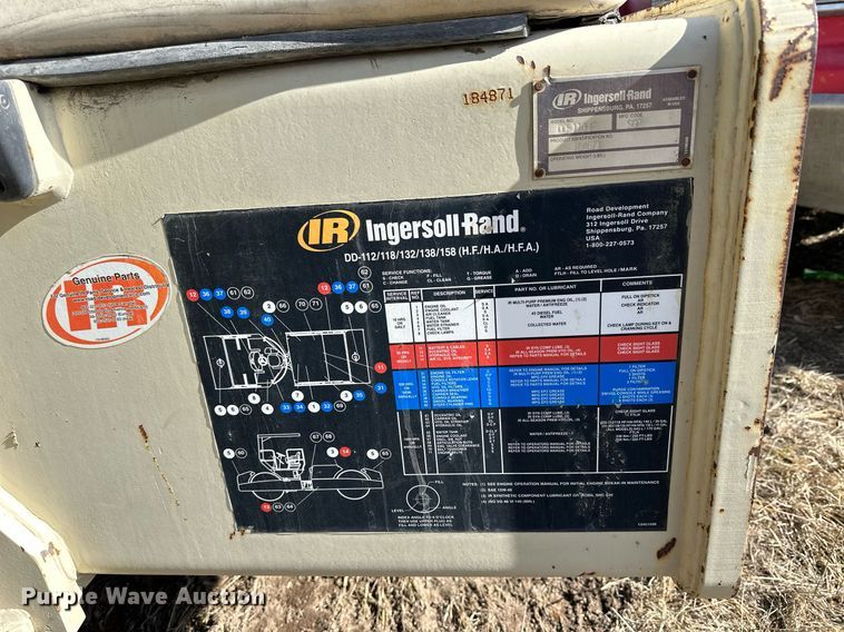 image for item NS9235 2005 Ingersoll Rand DD118HF double drum roller