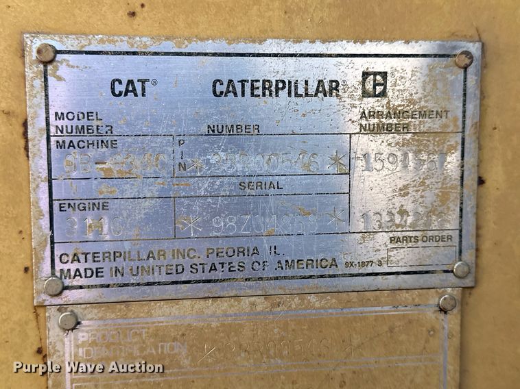 image for item NS9236 2000 Caterpillar CB-634C double drum vibratory roller