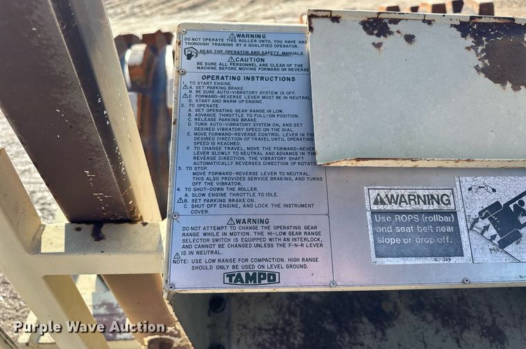 image for item NS9237 Tampo RP58D single drum vibratory roller