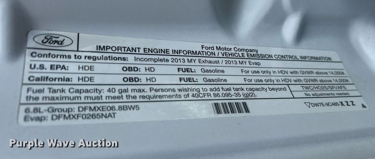 image for item OI9561 2013 Ford F450 Super Duty  utility / service truck