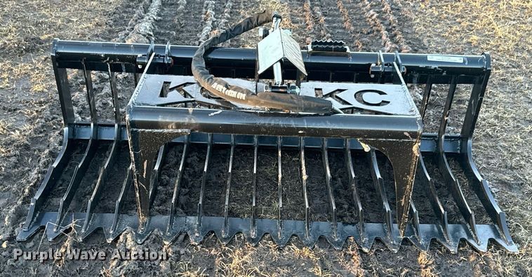 image for item OJ9390 KC skid steer rock grapple bucket