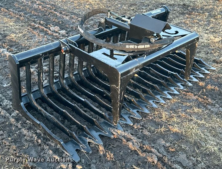 image for item OJ9390 KC skid steer rock grapple bucket