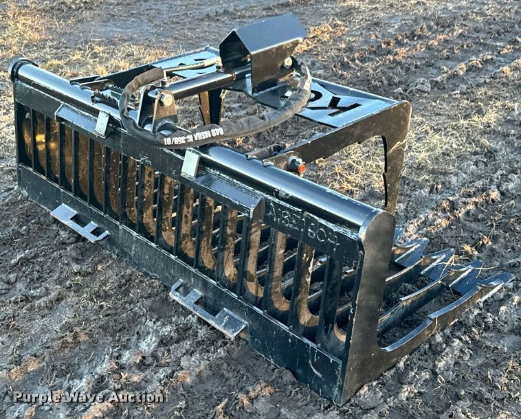 image for item OJ9390 KC skid steer rock grapple bucket