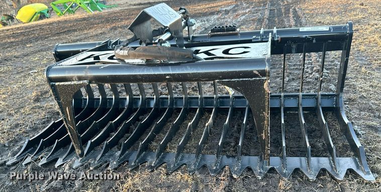 image for item OJ9390 KC skid steer rock grapple bucket