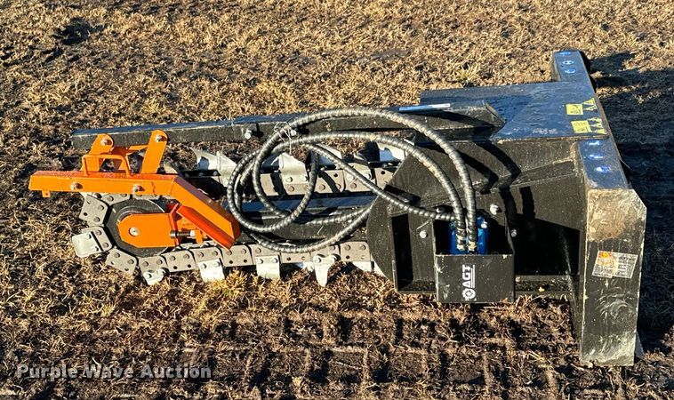 image for item OJ9407 2023 Mower King ECSSCT72 skid steer trencher