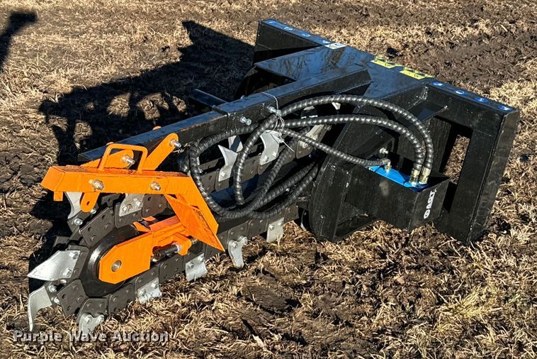 image for item OJ9415 2023 AgroTK ECSSCT72 skid steer trencher