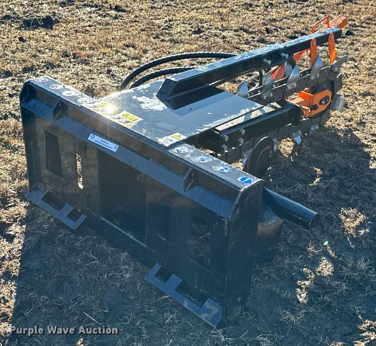 image for item OJ9415 2023 AgroTK ECSSCT72 skid steer trencher