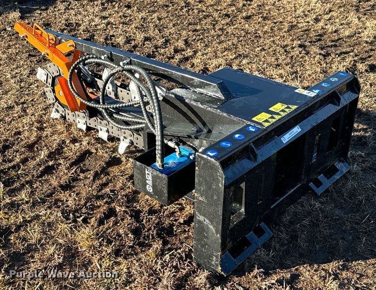 image for item OJ9415 2023 AgroTK ECSSCT72 skid steer trencher