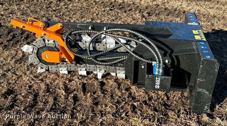 image for item OJ9415 2023 AgroTK ECSSCT72 skid steer trencher