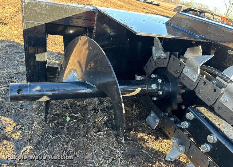 image for item OJ9415 2023 AgroTK ECSSCT72 skid steer trencher