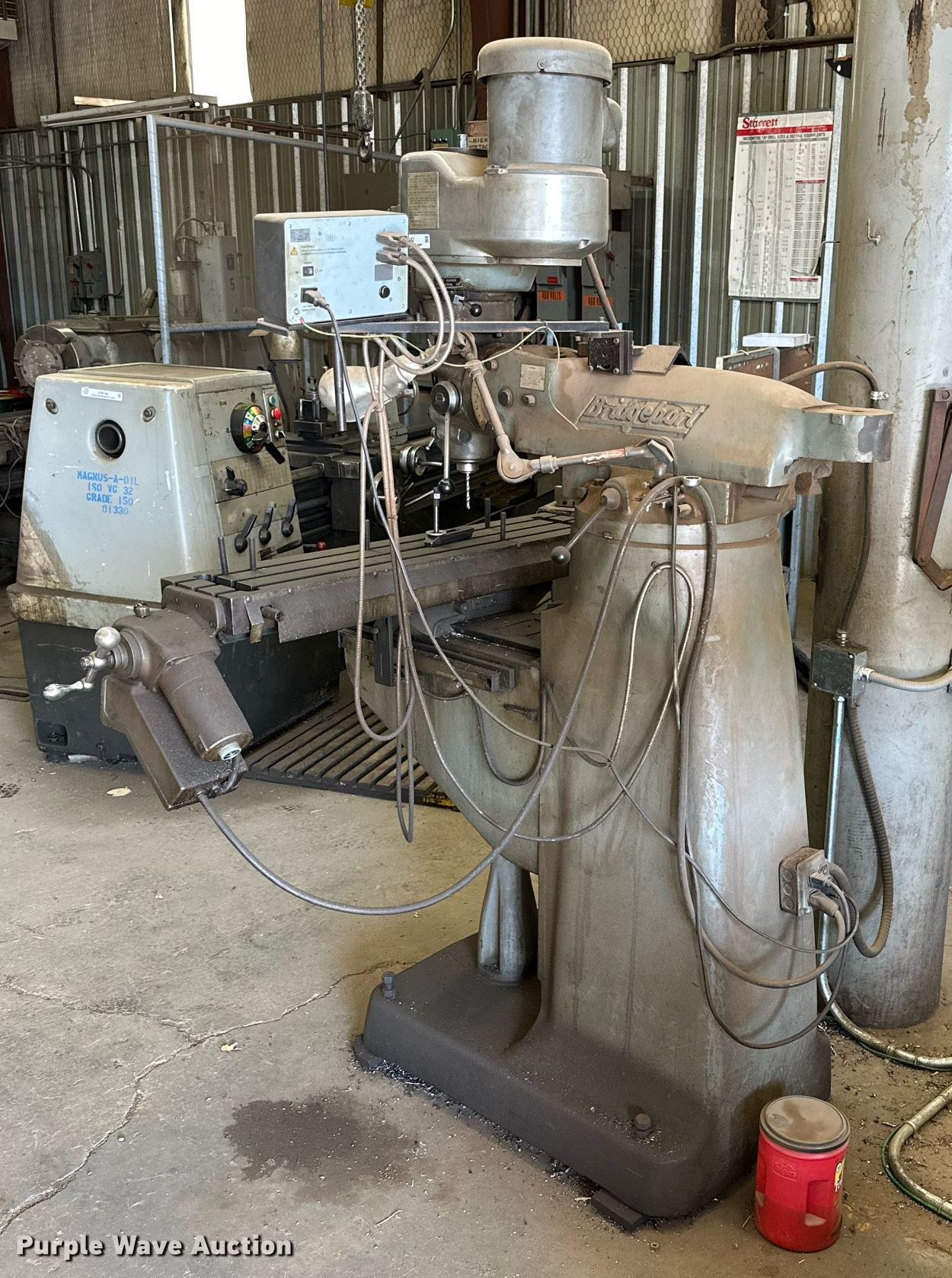 Bridgeport drill press in TX Item JT9162 for sale Purple Wave