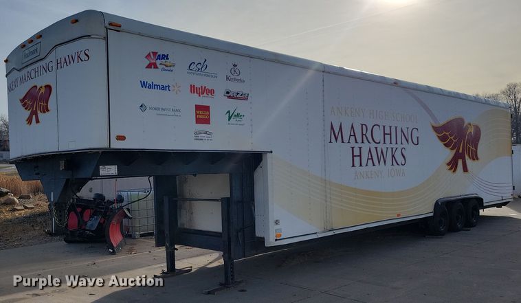 image for item DL7819 1990 Haulmark GGN840BT enclosed cargo trailer