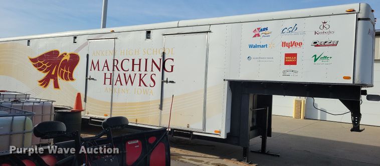 image for item DL7819 1990 Haulmark GGN840BT enclosed cargo trailer