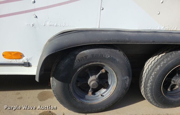 image for item DL7819 1990 Haulmark GGN840BT enclosed cargo trailer