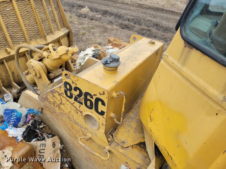 image for item DL7849 1991 Caterpillar 826C landfill compactor