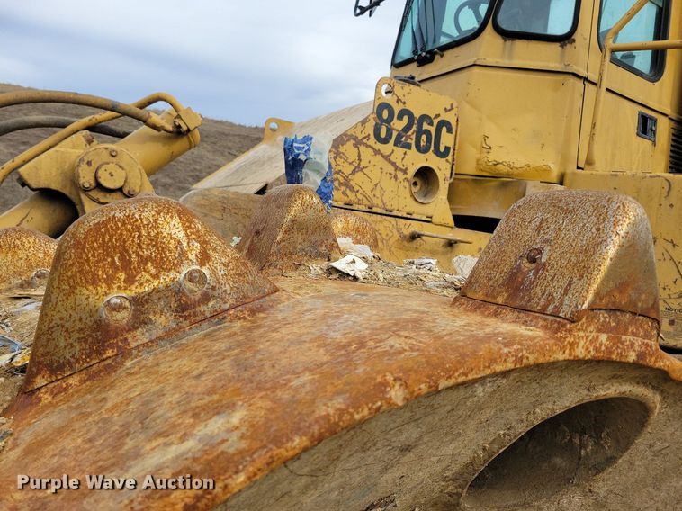 image for item DL7849 1991 Caterpillar 826C landfill compactor
