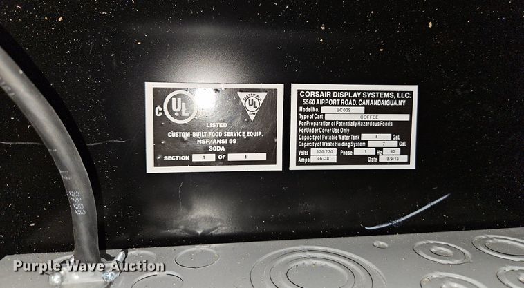 image for item DN7207 (4) Corsair BC009 serving carts