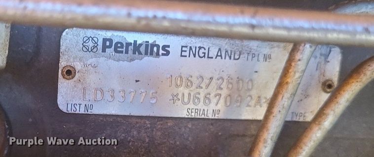 image for item DO4818 1995 Sewer Equipment Co. of America  747FR2000 sewer jetter trailer