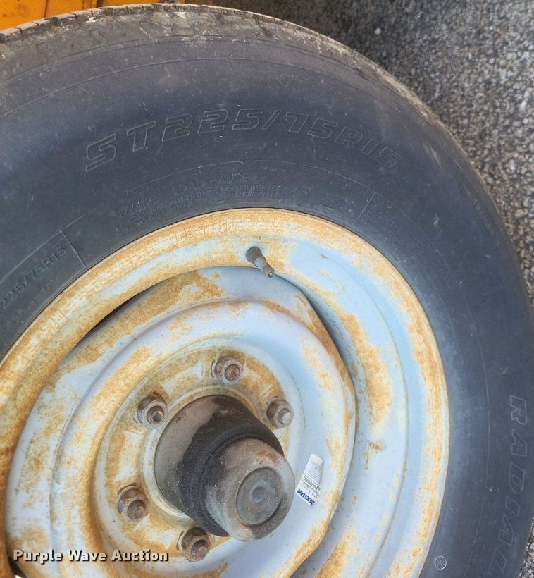 image for item DO4818 1995 Sewer Equipment Co. of America  747FR2000 sewer jetter trailer