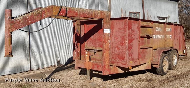 image for item DP2585 Shop made utility trailer
