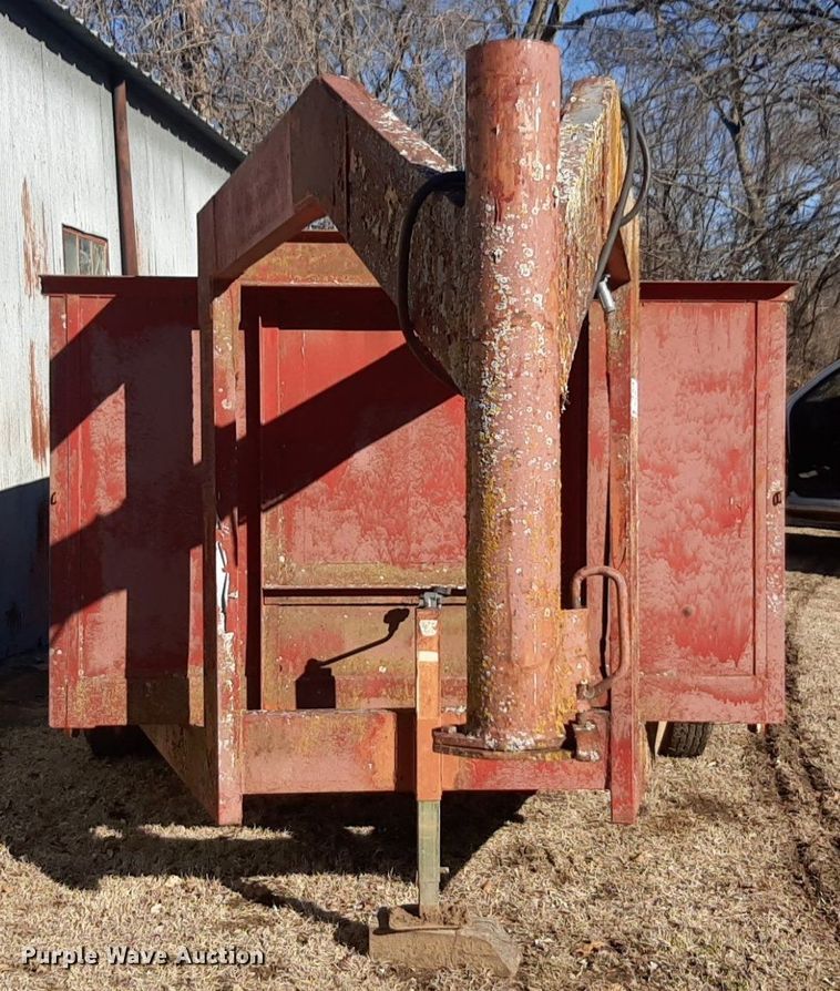 image for item DP2585 Shop made utility trailer