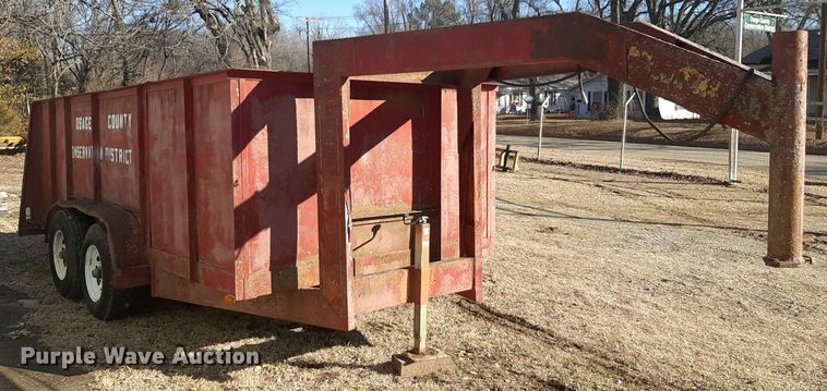 image for item DP2585 Shop made utility trailer