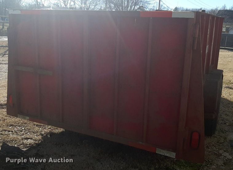 image for item DP2585 Shop made utility trailer