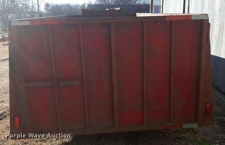 image for item DP2585 Shop made utility trailer