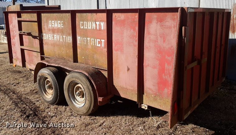 image for item DP2585 Shop made utility trailer