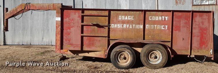 image for item DP2585 Shop made utility trailer